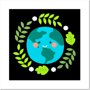 Happy Earth Posters and Art